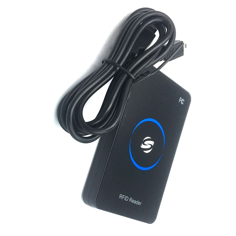 13,56 Mhz elektronische contactloze IC-kaartlezer USB-interface RFID-kaartlezer