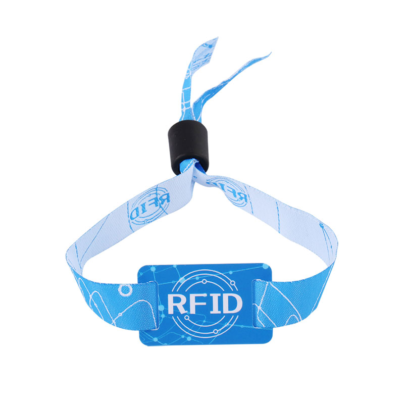 13,56 mhz IC-chip RFID-ticket Proximity-armband Nylon RFID-polsband